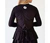 Faye+Florie Tie Back Long Sleeve Top (W) (Black)