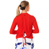 Faye+Florie Tie Back Long Sleeve Top (W) (Red)