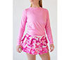 Faye+Florie Tie Back Long Sleeve Top (W) (Palm Pink)