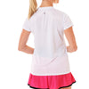Faye+Florie V-Neck Short Sleeve Top (W) (White)