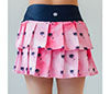 Faye+Florie Navy Palm Print Lisa Skirt (W) (Pink)