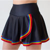 Faye+Florie Navy Rainbow Print Holly Skirt (W) (Navy)