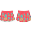 Faye+Florie Pineapple Print Jean Skirt (W) (Coral)