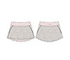 Faye+Florie Leopard Jean Skirt (W) (Blush Pink)