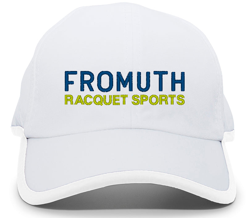 Fromuth Racquet Sports Lightweight Performance Cap (U) (White)