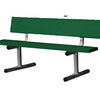 5' Aluminum Tennis Court Bench (Green)