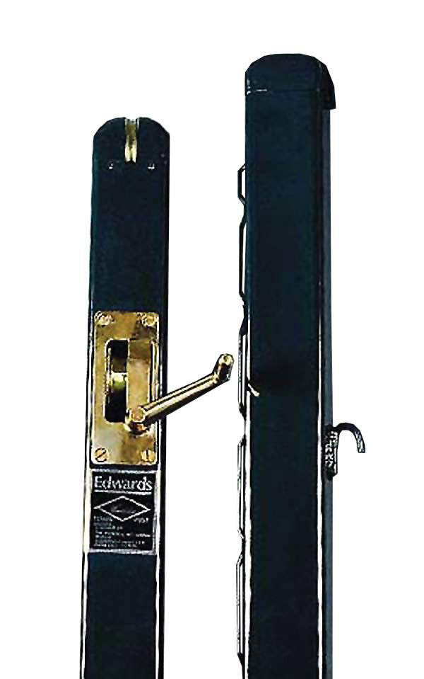 Edwards 3" Wimbledon Square Net Posts (Green)