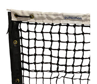 Putterman Signature Poly Canvas Double Top & Tapered Tennis Net