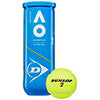 Dunlop Australian Open Extra Duty Tennis Balls (Cans 1X)