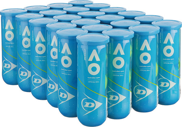 Dunlop Australian Open Extra Duty Tennis Balls (Case 24X) Dunlop