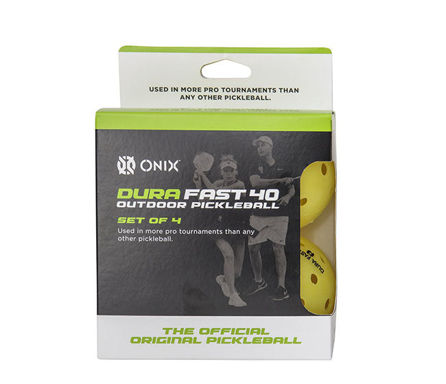 Durafast 40 Outdoor Pickleballs (4X) (Yellow)