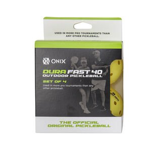 Durafast 40 Outdoor Pickleballs (4X) (Yellow)