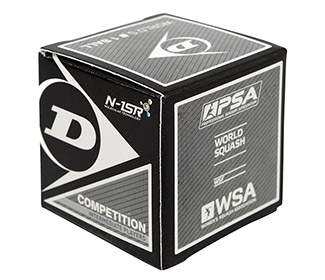 Dunlop Competition Squash Balls (1X) (Black)