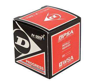 Dunlop Progress Squash Balls (1X) (Black)