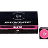 Dunlop Elite Singles (Hard Ball) Squash Balls (1x) (Pink)