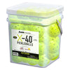 Franklin X-40 Outdoor Pickleballs (Bucket 36X) (Optic Yellow) Franklin