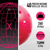 Franklin X-40 Outdoor Pickleballs (3X) (Pink)