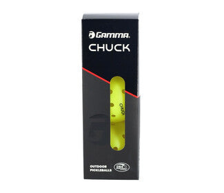 Gamma Chuck Outdoor Pickleballs (3X) (Yellow)