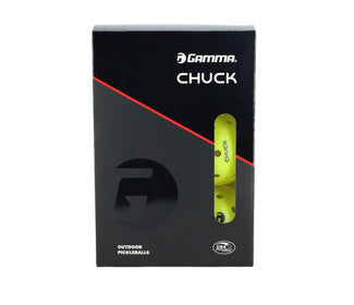 Gamma Chuck Outdoor Pickleballs (6X) (Yellow)