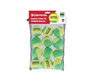 Gamma Quick Kids 78 Tennis Balls (Bag 12X)