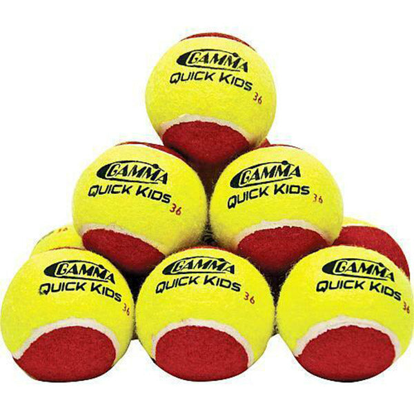 Gamma Quick Kids 36 Tennis Balls (12X)
