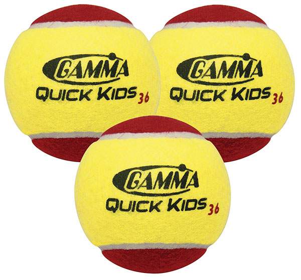 Gamma Quick Kids 36 Tennis Balls (60X)