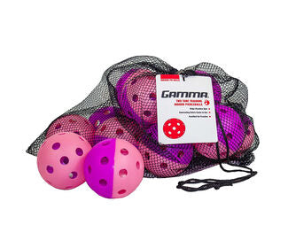 Gamma Two Tone Indoor Training Pickleballs (12X)