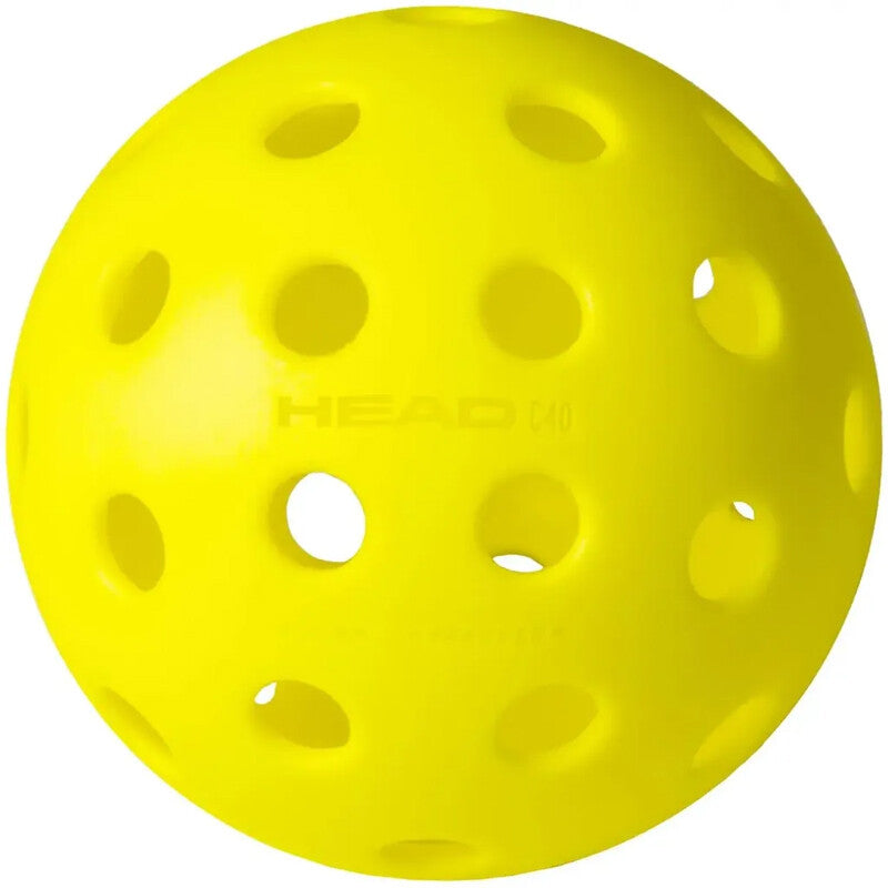 Head Championship 40 Outdoor Pickleballs (6X) (Yellow)