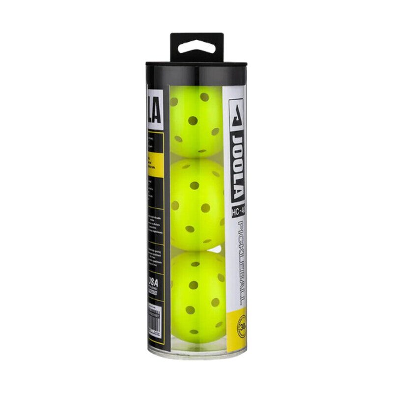 Joola Hc-40 Pickleballs (3X) (Neon Yellow)