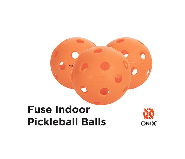 Onix Fuse Indoor Pickleball (3X) (Orange)