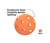 Onix Fuse Indoor Pickleball (3X) (Orange)