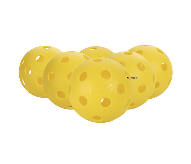 Onix Fuse Indoor Pickleball (6X) (Yellow)