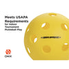 Onix Fuse Indoor Pickleball (6X) (Yellow)