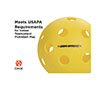 Onix Fuse Indoor Pickleball (6X) (Yellow)