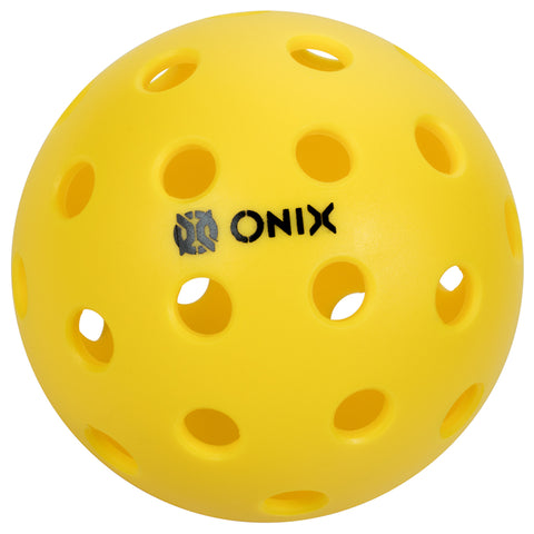 Onix Pure 2 Outdoor Pickleballs (6X) (Yellow)