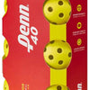 Penn 40 Outdoor Pickleballs (6X) (Yellow)