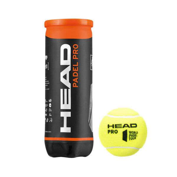 Head Padel Pro Balls (3 Ball Can)