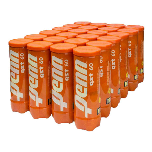 Penn Qst 60 Low Compression Tennis Balls (Case 24X) Penn