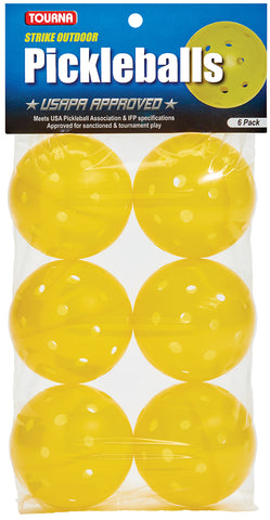 Tourna Outdoor Pickleballs (6X)