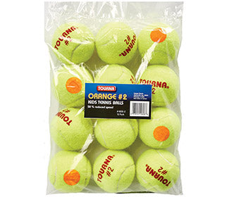 Tourna Stage 2 Orange Dot Tennis Balls (12X)