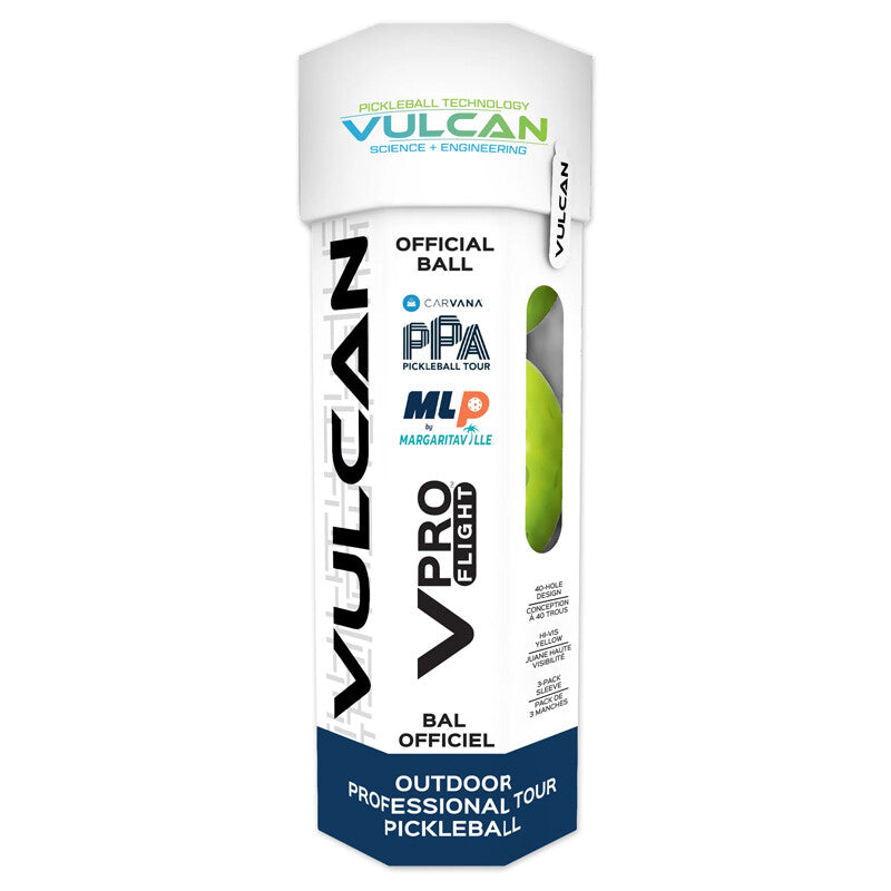 Vulcan Vpro Flight Outdoor Pickleballs (3X)