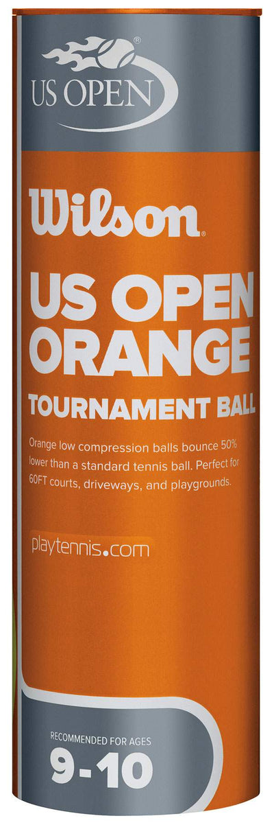 Wilson Us Open Tournament Orange Tennis Balls (Cans 1X) Wilson