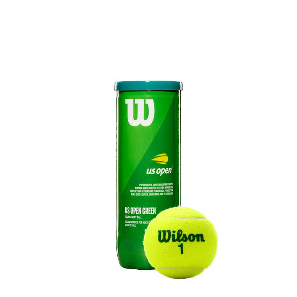 Wilson Us Open Tournament Green Tennis Balls (Case 24X)