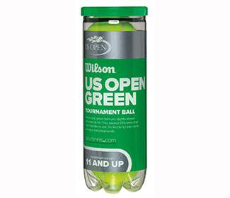 Wilson Us Open Tournament Green Tennis Balls (Cans 1X)