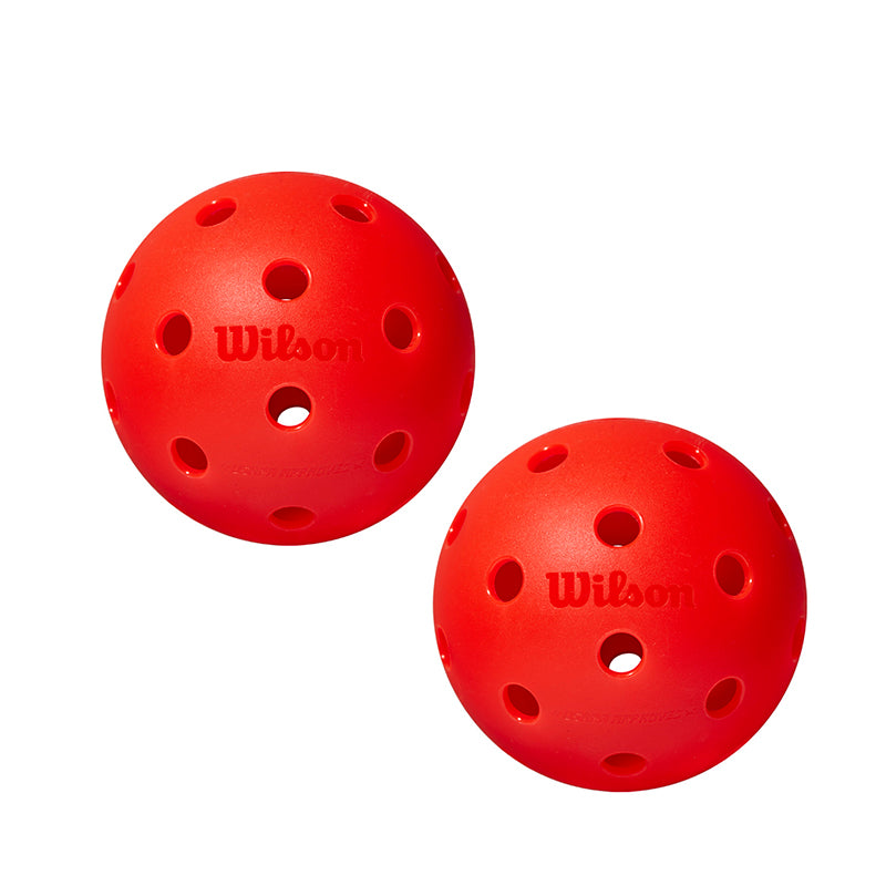 Wilson Tru 32 Pro Outdoor Pickleballs (2X) (Red)