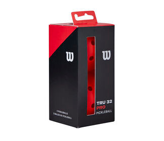 Wilson Tru 32 Pro Outdoor Pickleballs (2X) (Red)