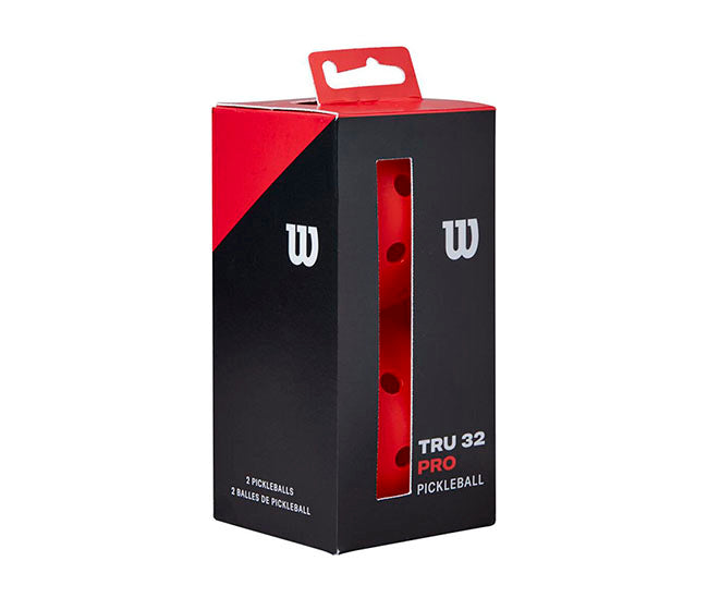 Wilson Tru 32 Pro Outdoor Pickleballs (2X) (Red)