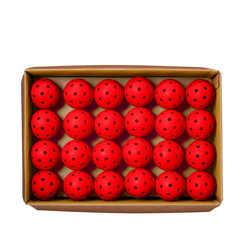 Wilson Tru 32 Pro Outdoor Pickleballs (48X) (Red)