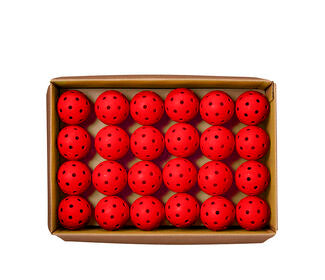 Wilson Tru 32 Pro Outdoor Pickleballs (48X) (Red)