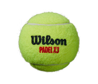 Wilson X3 Padel Balls (3 Ball Can)